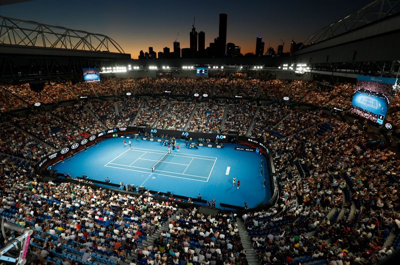 Australian Open tennis court